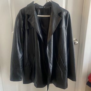 Nasty Gal Faux Leather Jacket